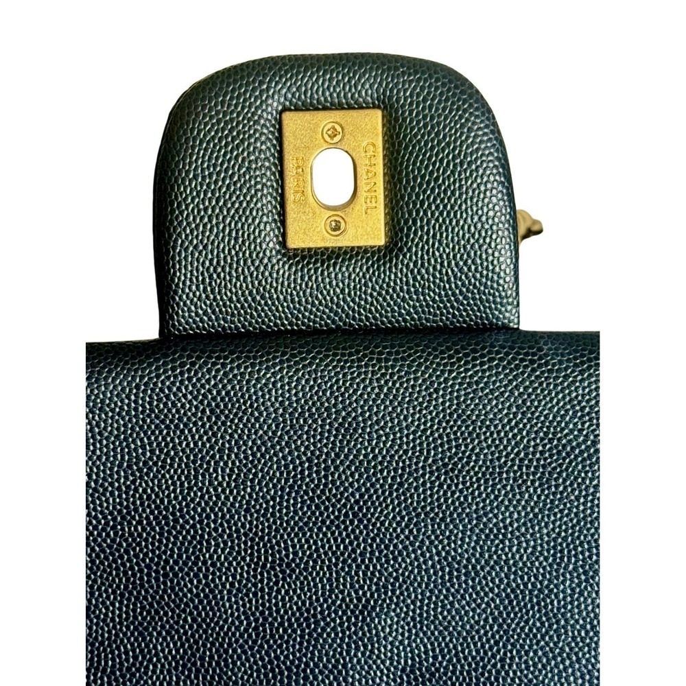 Chanel Black Quilted Leather Wallet On Chain WOC Classic‎ Gold Hardware - Picture 7 of 13